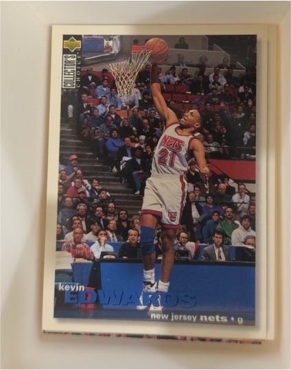 1995-96 Collector's Choice #236 Kevin Edwards — front