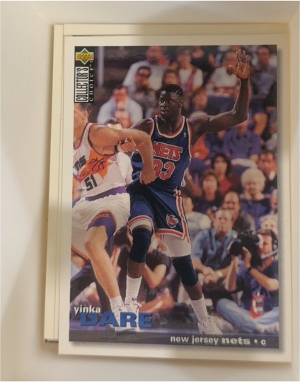 1995-96 Upper Deck Collector's Choice #282 Yinka Dare — front