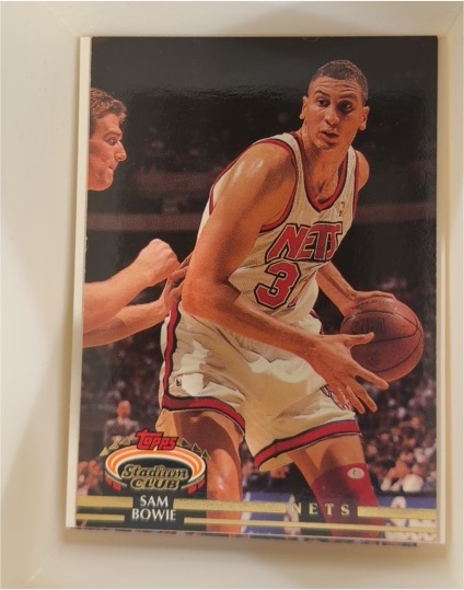 1992-93 Topps Stadium Club #91 Sam Bowie — front