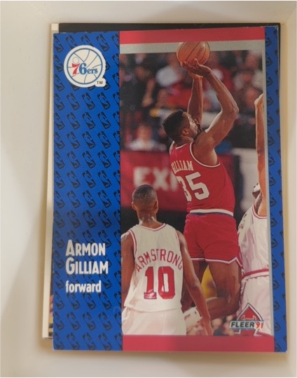 1991-92 Fleer #153 Armon Gilliam — front