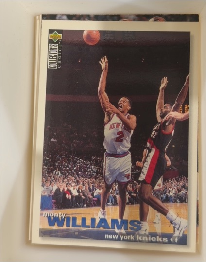 1995 Upper Deck Collector's Choice #250 Monty Williams — front