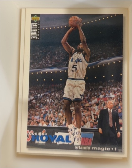 1995-96 Upper Deck Collector's Choice #216 Donald Royal — front