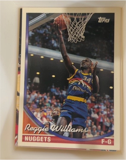 1993-94 Topps Gold #83 Reggie Williams — front