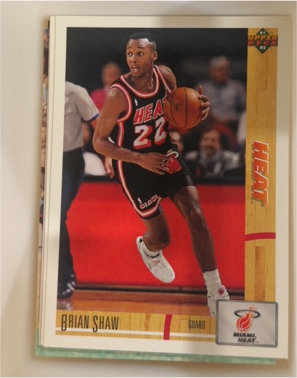 1991-92 Upper Deck #496 Brian Shaw — front