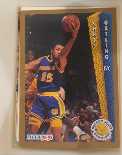 1992-93 Fleer #338 Chris Gatling — front