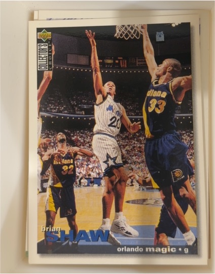 1995-96 Upper Deck Collector's Choice #266 Brian Shaw — front