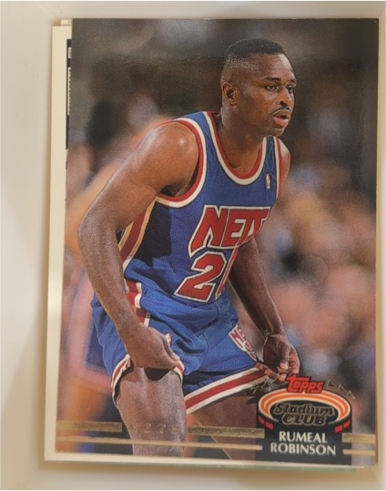 1992-93 Topps Stadium Club #380 Rumeal Robinson — front