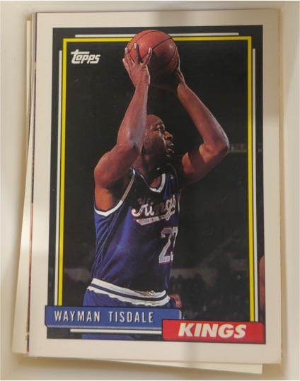 1992-93 Topps #282 Wayman Tisdale — front