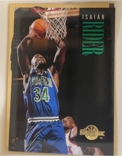 1994-95 SkyBox Premium #100 Isaiah Rider — front