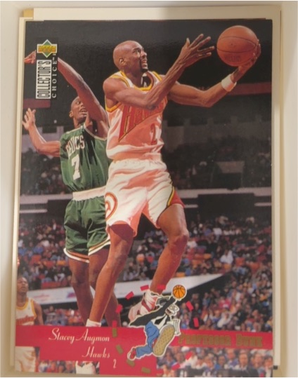 1995-96 Upper Deck Collector's Choice #203 Stacey Augmon — front