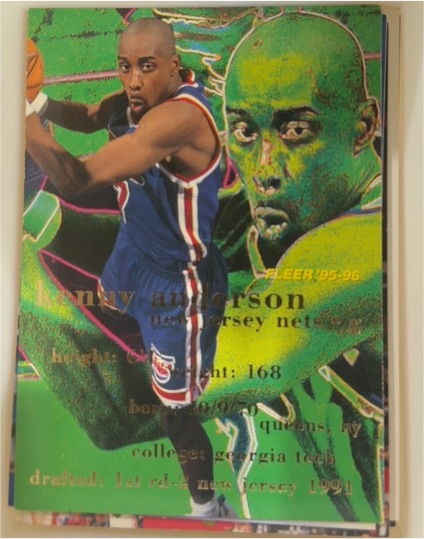 1995-96 Fleer #112 Kenny Anderson — front