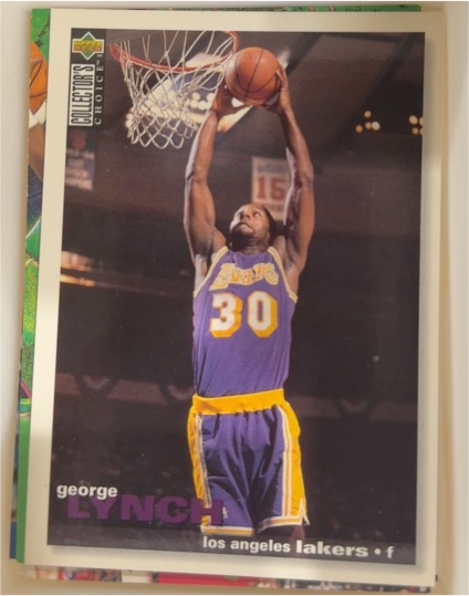 1995 Upper Deck Collector's Choice #213 George Lynch — front