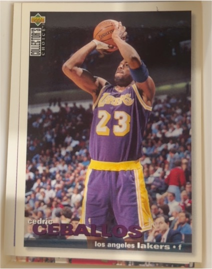 1995 Upper Deck Collector's Choice #241 Cedric Ceballos — front