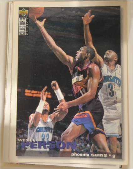 1995-96 Collector's Choice #217 Wesley Person — front