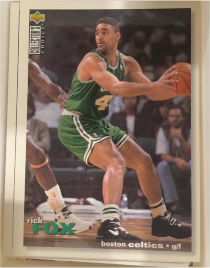 1995-96 Upper Deck Collector's Choice #6 Rick Fox Boston Celtics — front