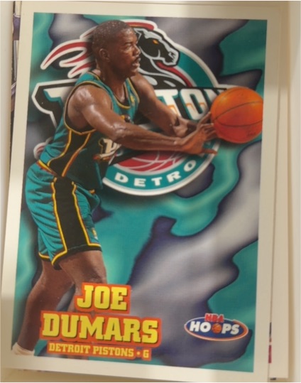 1997-98 Hoops #47 Joe Dumars — front