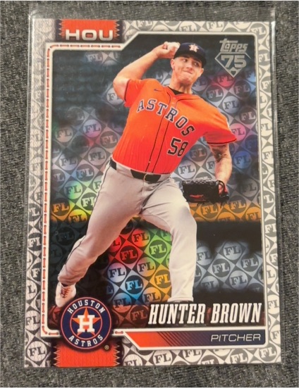 2026 Topps #75 Hunter Brown — front