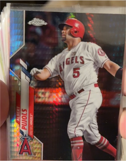 2020 Topps Chrome #127 Albert Pujols — front