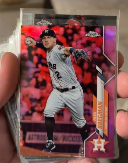 2020 Topps Chrome #102 Alex Bregman — front