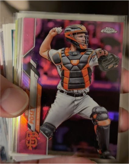 2020 Topps Chrome #157 Buster Posey — front