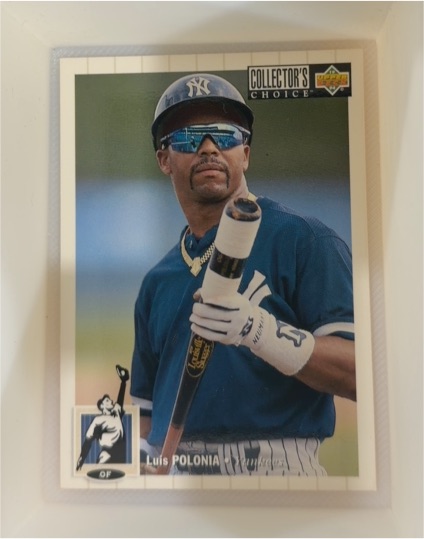 1994 Upper Deck Collector's Choice #504 Luis Polonia — front