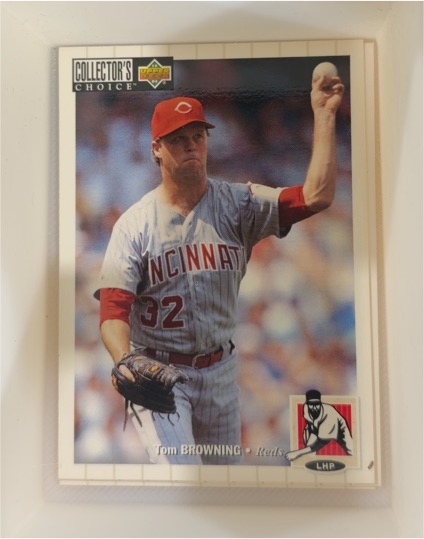 1994 Collector's Choice #252 Tom Browning — front