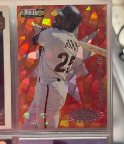 1996 Upper Deck Collector's Choice You Crash The Game #CG23 Barry Bonds — front