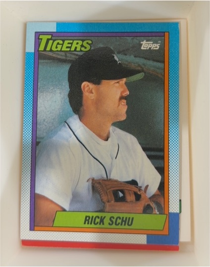 1990 Topps #498 Rick Schu — front