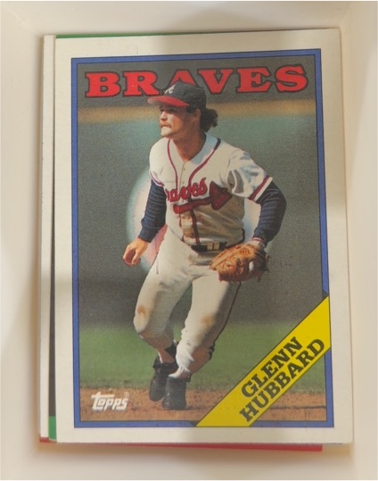 1988 Topps #325 Glenn Hubbard — front