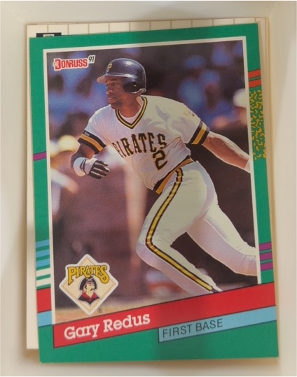 1991 Donruss #587 Gary Redus — front