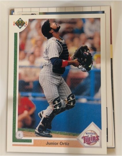 1991 Upper Deck #170 Junior Ortiz — front