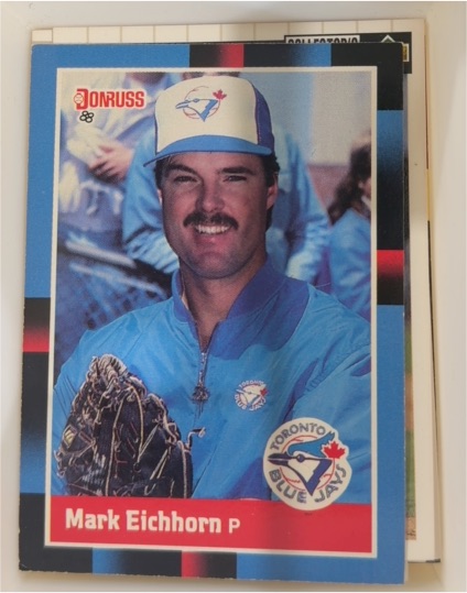1988 Donruss #121 Mark Eichhorn — front