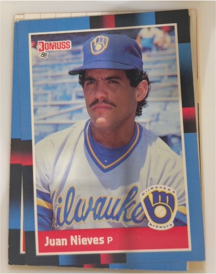 1988 Donruss #126 Juan Nieves — front