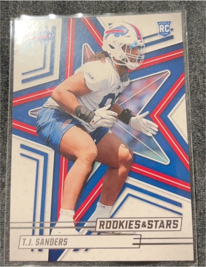 2025 Panini Rookies & Stars #180 T.J. Sanders — front