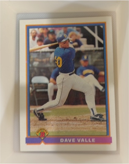 1991 Bowman #251 Dave Valle — front