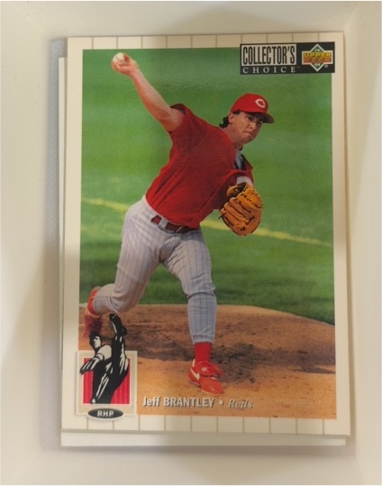 1994 Upper Deck Collector's Choice #607 Jeff Brantley Cincinnati Reds — front