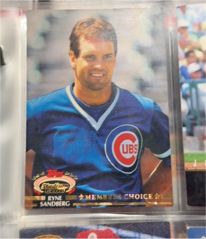 1992 Topps Stadium Club #600 Ryne Sandberg — front