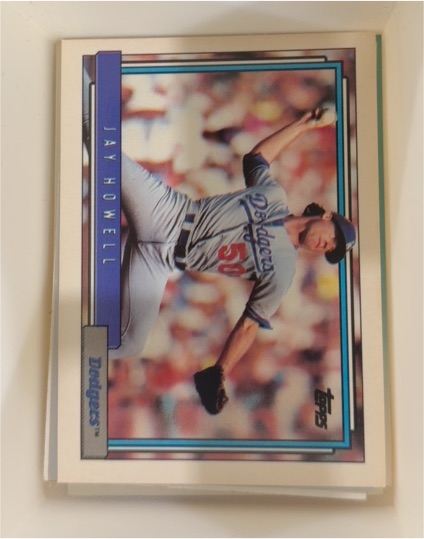 1992 Topps #205 Jay Howell — front