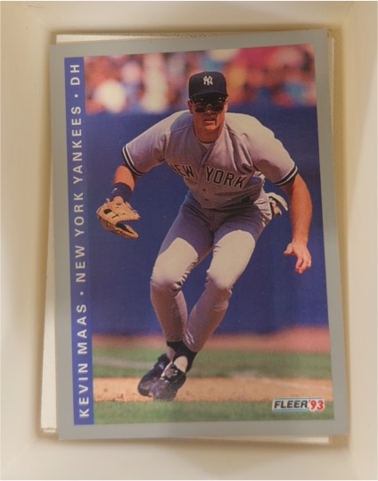 1993 Fleer #652 Kevin Maas — front