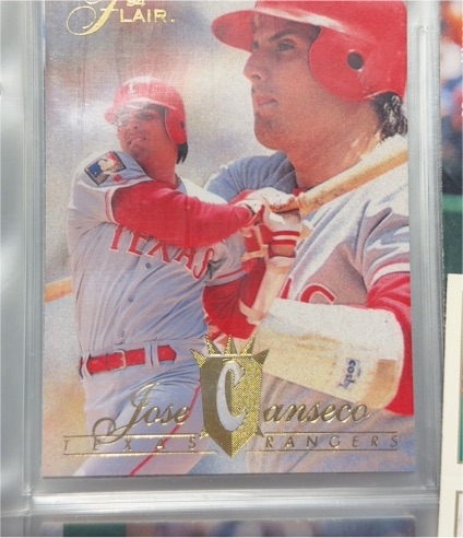 1994 Flair #344 Jose Canseco Texas Rangers — front