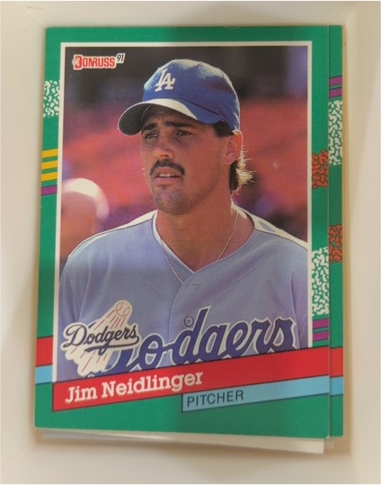 1991 Donruss #713b Jim Neidlinger — front
