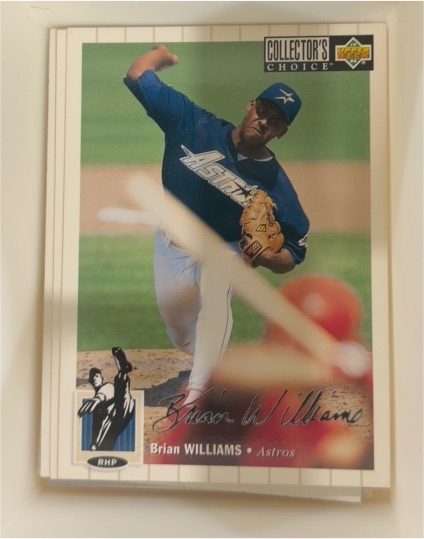 1994 Upper Deck Collector's Choice #594 Brian Williams — front