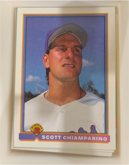 1991 Bowman Baseball #282 Scott Chiamparino — front