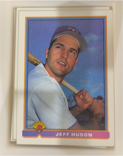 1991 Bowman #273 Jeff Huson — front