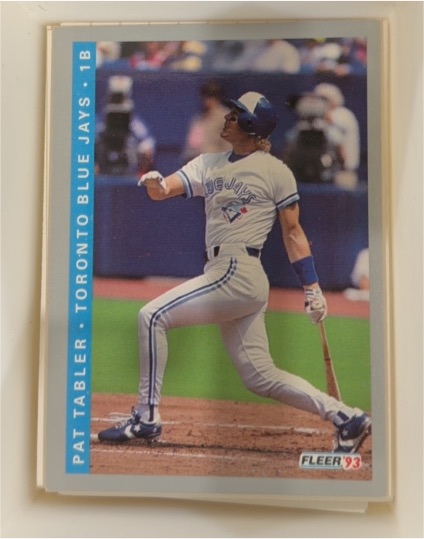 1993 Fleer #700 Pat Tabler — front