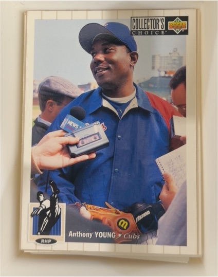 1994 Collector's Choice #427 Anthony Young — front