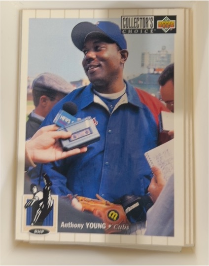 1994 Collector's Choice #427 Anthony Young — front