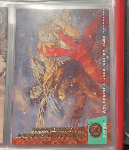 1994 Fleer Ultra X-Men #149 Wolverine vs Lady Deathstrike — front