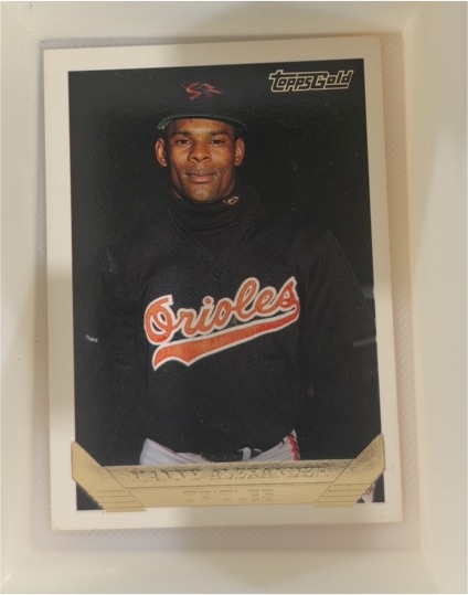 1993 Topps Gold #587 Manny Alexander — front