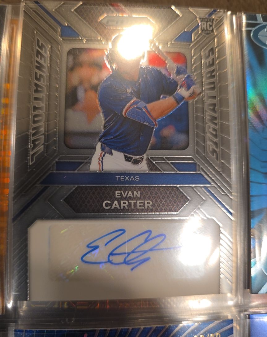 2024 Panini Prizm Sensational Signatures #SS-EC Evan Carter — front